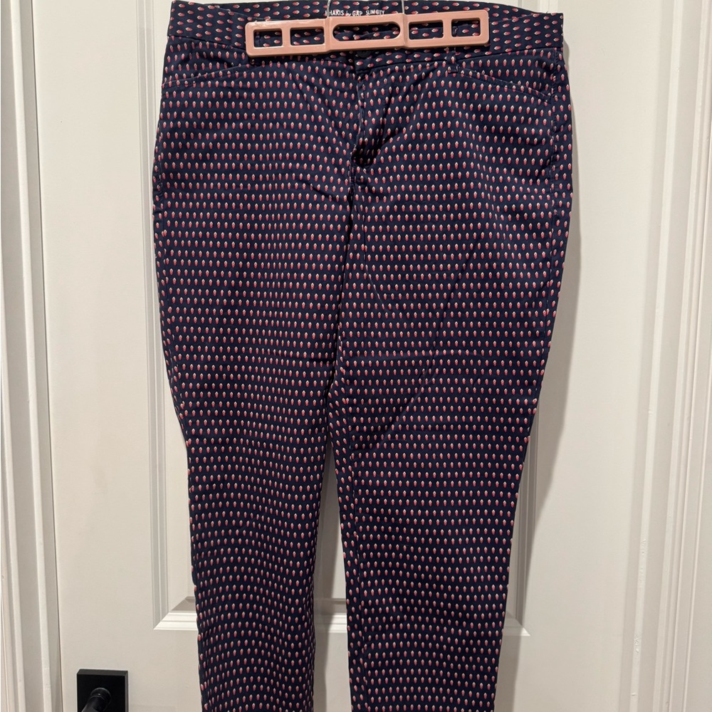 GAP Navy Patterned Khakis
